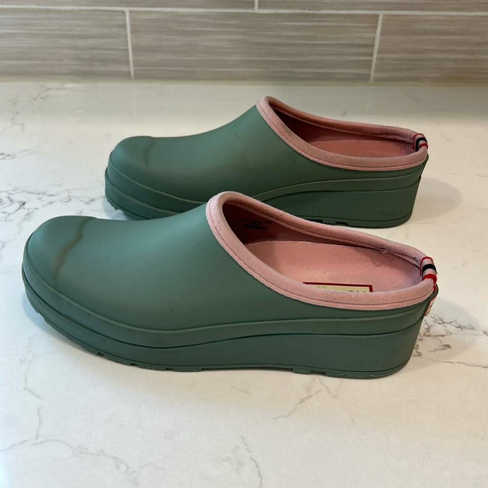 Hunter mules/clogs
